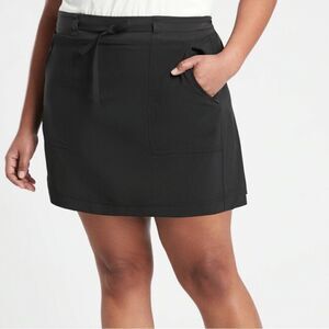 Athleta Chelsea Cargo Skort, Black Size 18